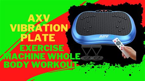 axvmini|AXV Vibration Plate Exercise Machine Whole Body Workout.